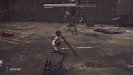 Eve during Abaddon boss fight in Stellar Blade demo (Image via Shift Up)